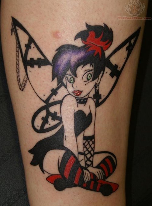 Dark Tinkerbell Tattoo