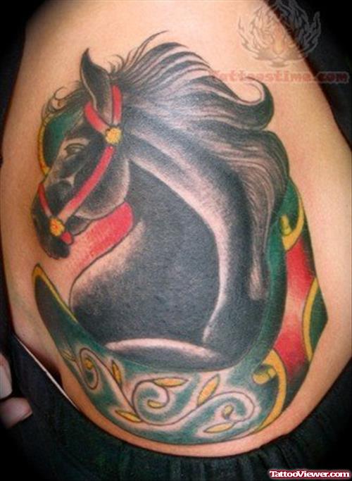 Black Horse Traditional Tattoo