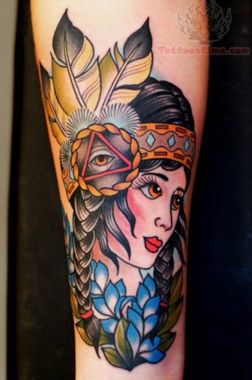 Traditioanl Geisha Tattoo