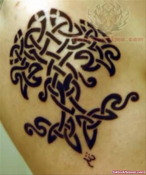 Celtic Tree Tattoo Design