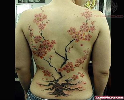 Tree Tattoo Design For Women