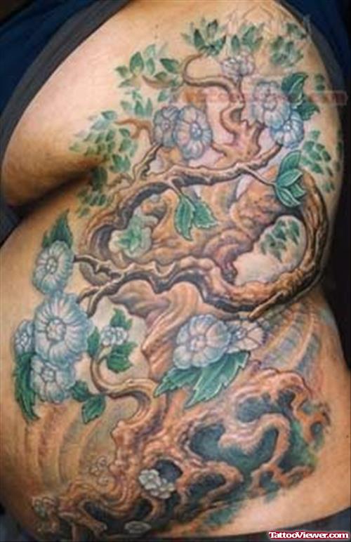 Tree Blossom Tattoo