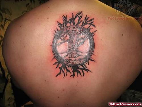 Palm Tree Tattoo On Back