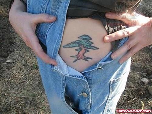 Tattoo of a Simple Tree