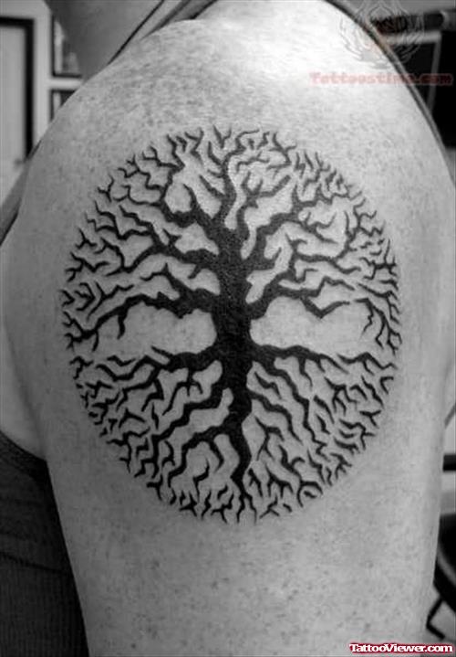 Grizzly Tree Tattoo