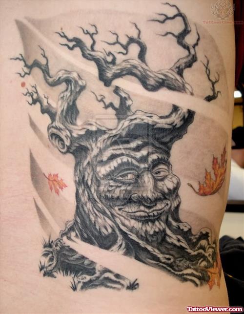 Very Old Tree Tattoo