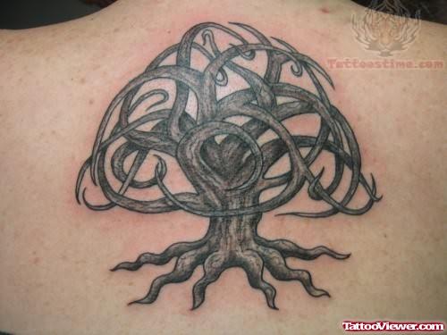 Back Body Tree Tattoo