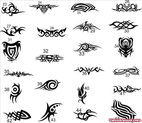 Beautiful Tribal Tattoos Design