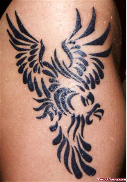 Flying Eagle Tribal Tattoo