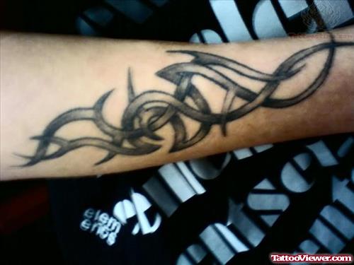 Tribal New Tattoo On Arm
