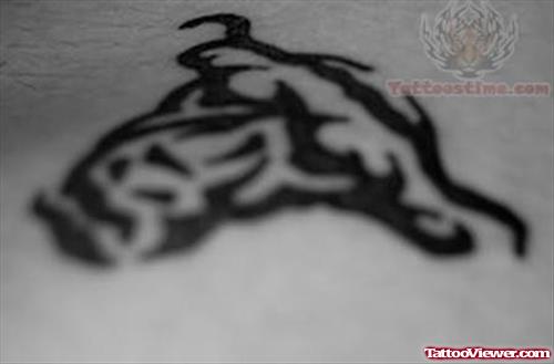 Black Bull - Tribal Tattoo