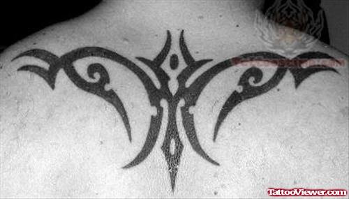 Beautiful Back Tribal Tattoo