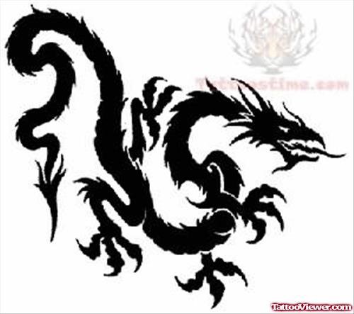 Black Dragon Tattoo