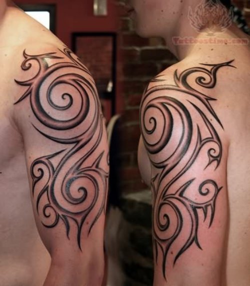 Stylish Tribal Tattoo For Sleeves