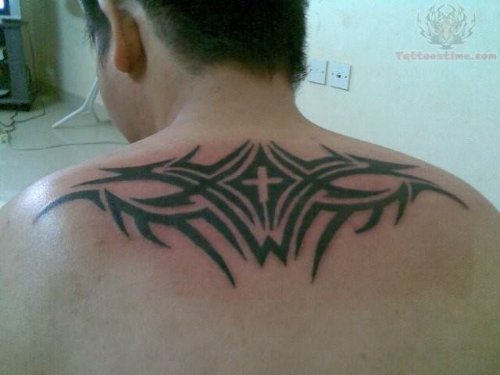 HernanвЂ™s Tattoo - Cross and Tribal