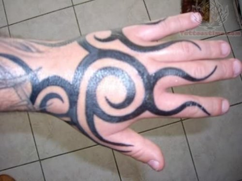 Tribal Tattoo Hand