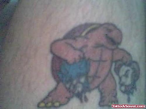 Powerful Turtle Tattoo
