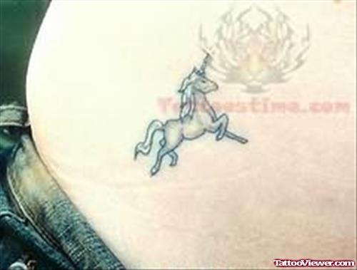 Tiny Unicorn Tattoo