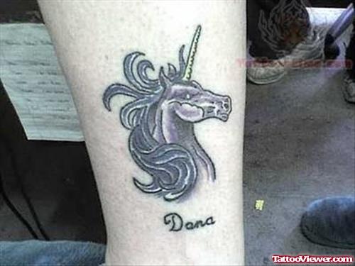 Unicorn Dana Tattoo