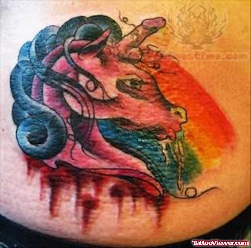Best Color Unicorn Tattoo