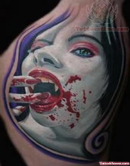 Vampire Blood Tattoo