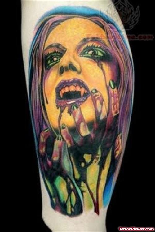 Vampire Girl Tattoos
