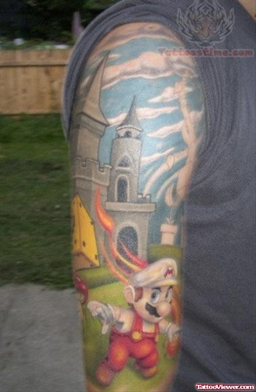 Mario - Video Games Tattoo