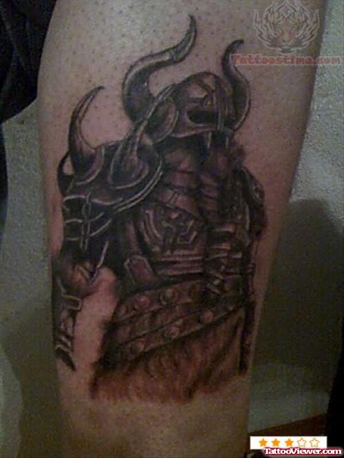 Viking Shaded Tattoo