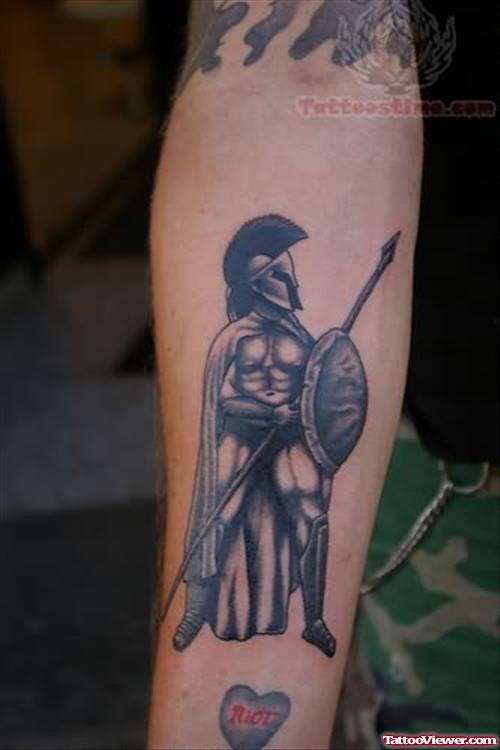 Warrior Tattoos On Arm