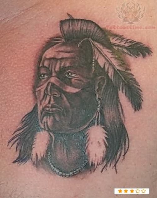 Warrior Native Tattoo