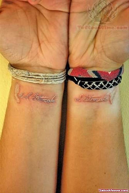 White Ink Tattoo For Wrists