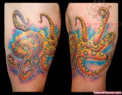 Wildlife Octopus Tattoo