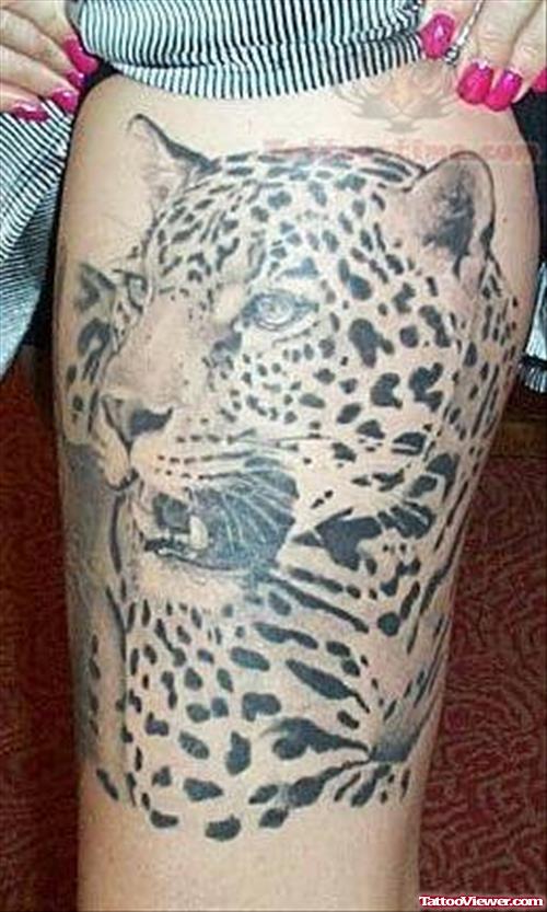Leopard Wildlife Tattoo