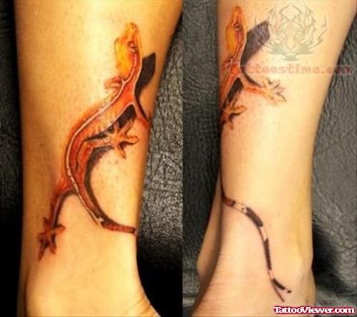 Wild Lizard Tattoo
