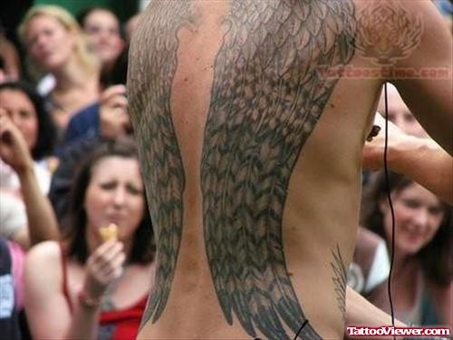 Huge Wings Tattoo