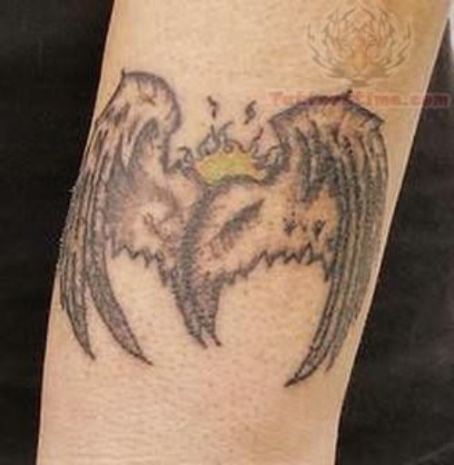 Dragon Wings Tattoo On Arm