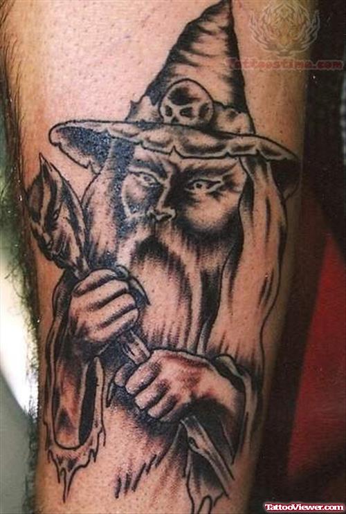 Fantasy Wizard Tattoo