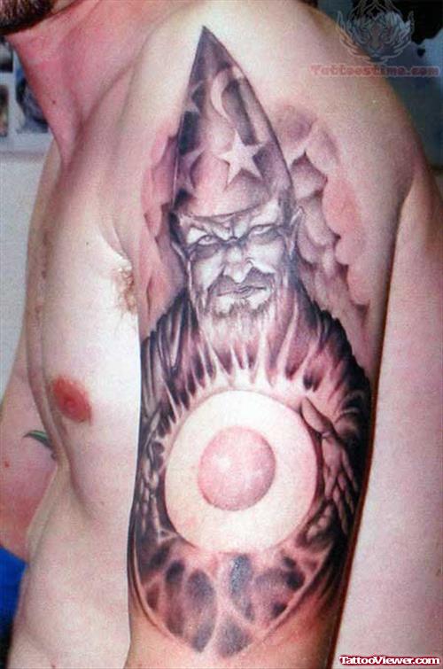 Awesome Wizard Tattoo