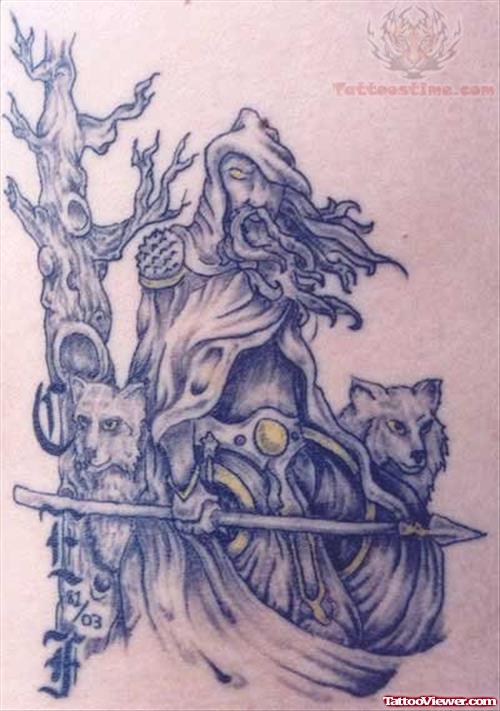 Extreme Wizard Tattoo