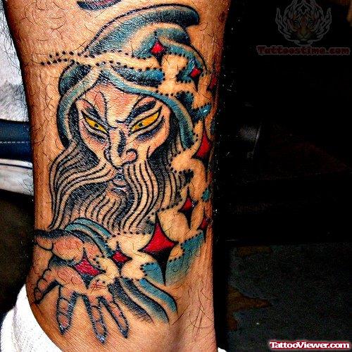 Wizard blackwork tattoo  Wizard tattoo Tattoos Blackwork tattoo