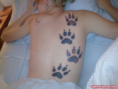Wolf Paw Tattoo Designs for Man