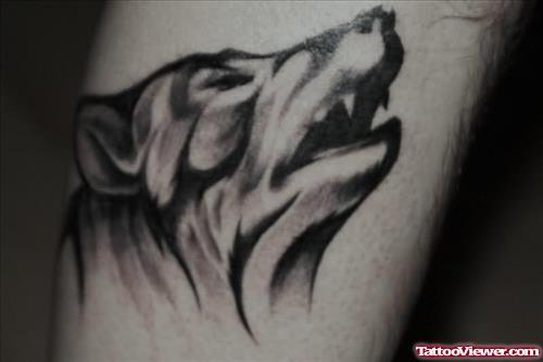 Wolf Black Tattoo Picture