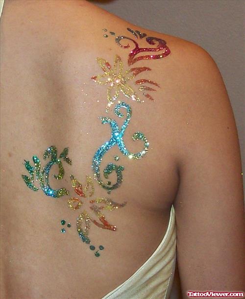 Glitter Temporary Tattoo For Women