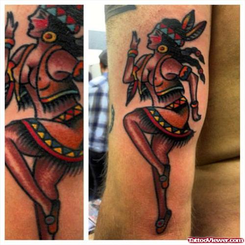 Traditional Native Women Tattoo