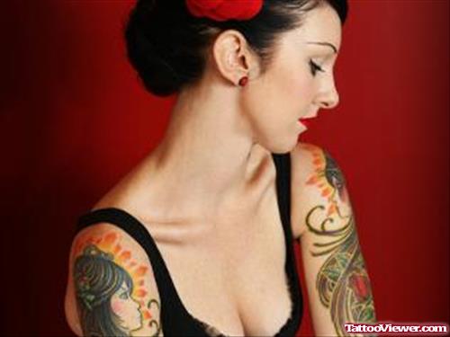 Women Half Sleeve Tattoos