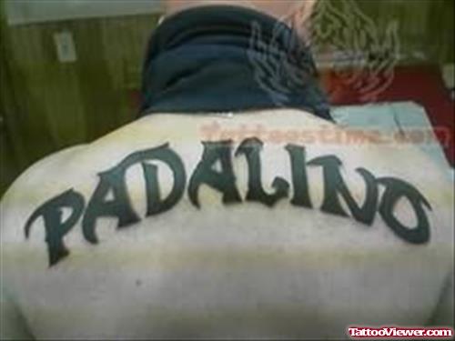 Padalino - Word Tattoo