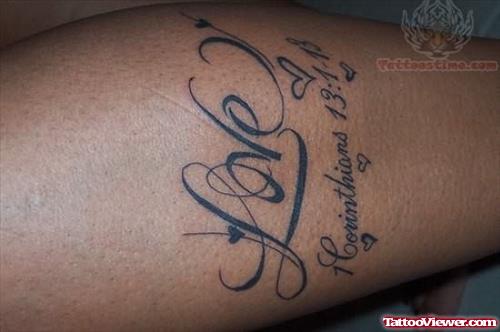 Love Memorial Tattoo