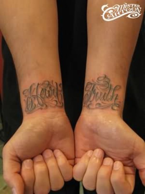 Heart Truth Tattoo on Wrist