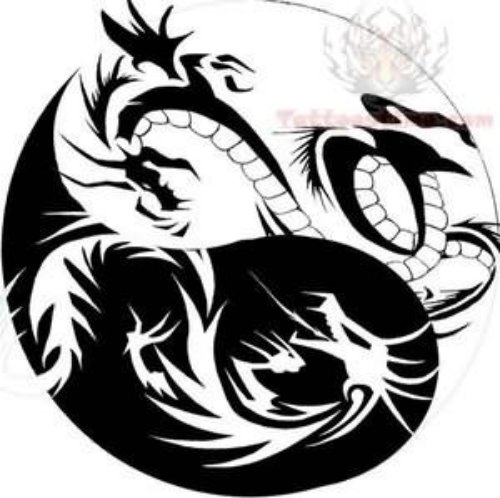 Wpid Yin Yang Dragon Tattoo