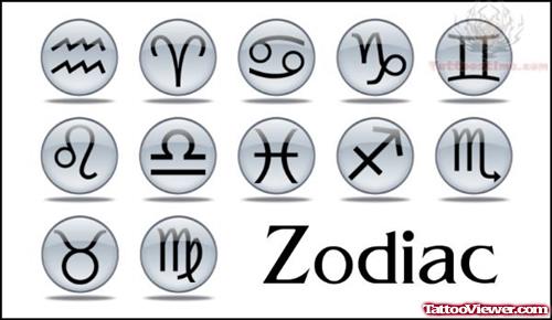 Zodiac Sign Tattoos Designs